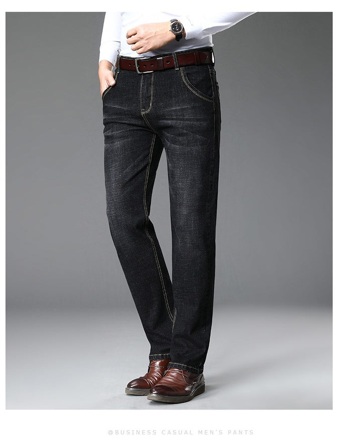 Herren klassische Jeans im lässigen Business-Stil mit besonders bequemer Passform Aliams
