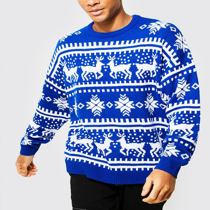 Herren lustiger Weihnachts-Pullover mit exklusivem Motiv Aliams