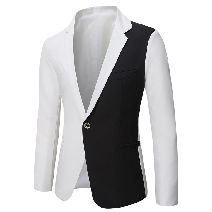 Herren eleganter zweifarbiger Blazer mit modernem Schnitt Aliams