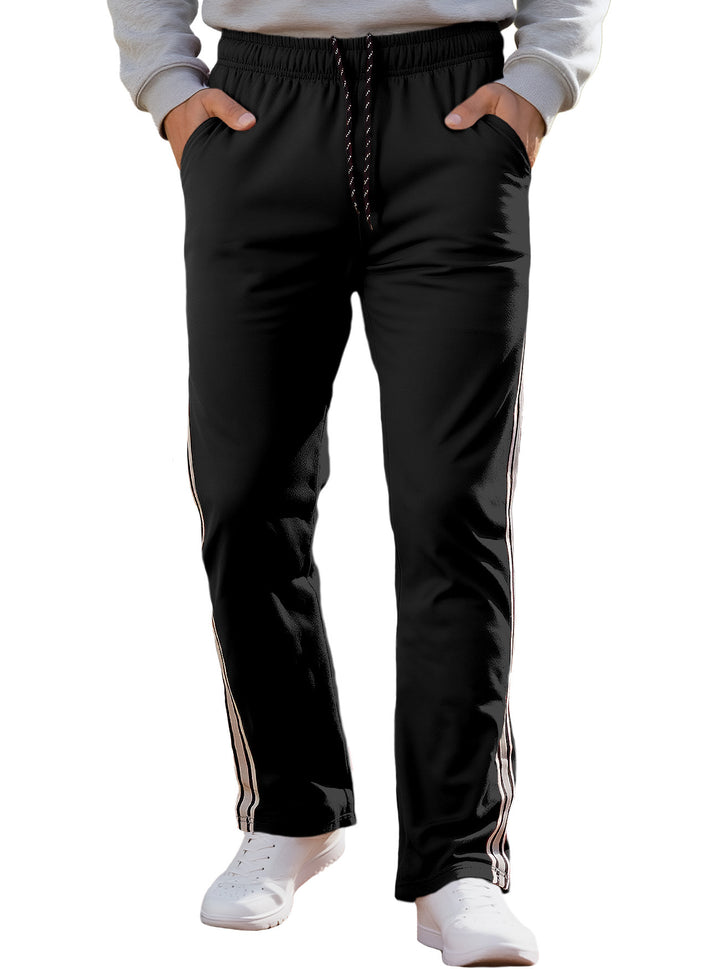 Herren Sportliche Trainingshose mit seitlichen Streifen Aliams