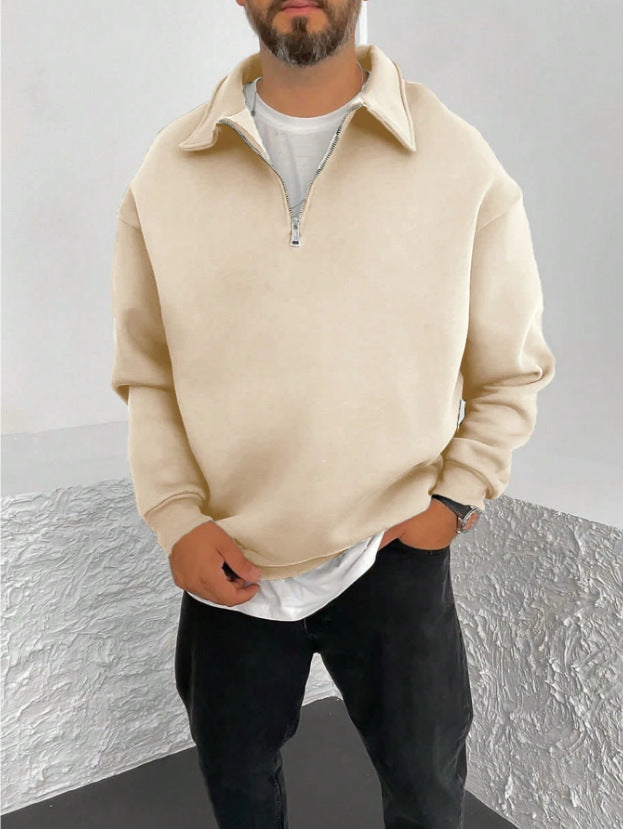 Herren Sweatshirt mit Stehkragen Aliams