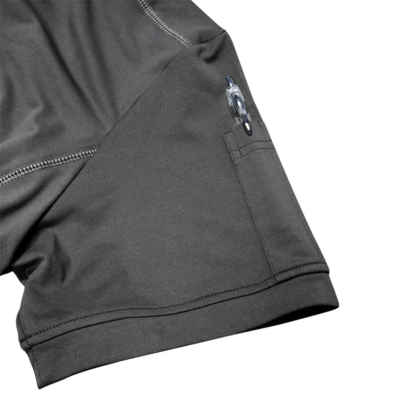 Herren Sportliches Kurzarmshirt mit innovativem Feuchtigkeitsmanagement Aliams