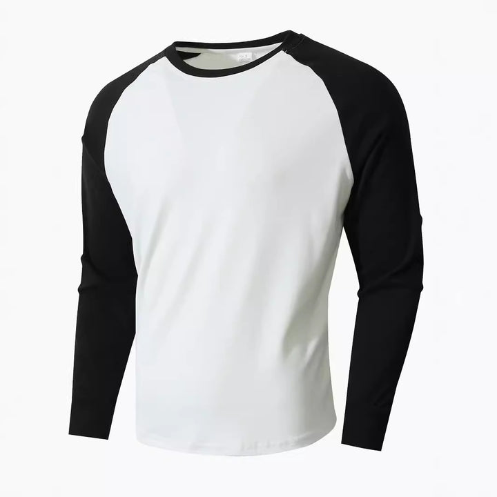 Herren Sportliches Langarmshirt mit Raglanärmeln Aliams