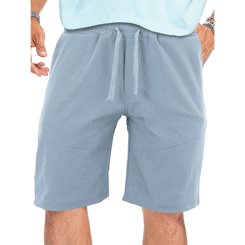 Herren bequeme Sweatshorts mit elastischem Bund und praktischen Seitentaschen Aliams
