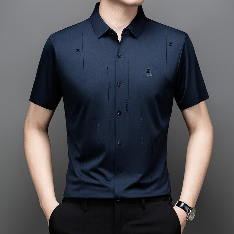 Herren sportliches Kurzarmhemd mit innovativer Feuchtigkeitsregulierung Aliams