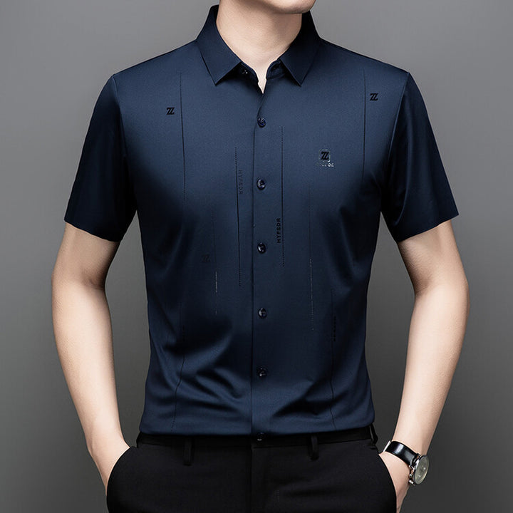 Herren sportliches Kurzarmhemd mit innovativer Feuchtigkeitsregulierung Aliams