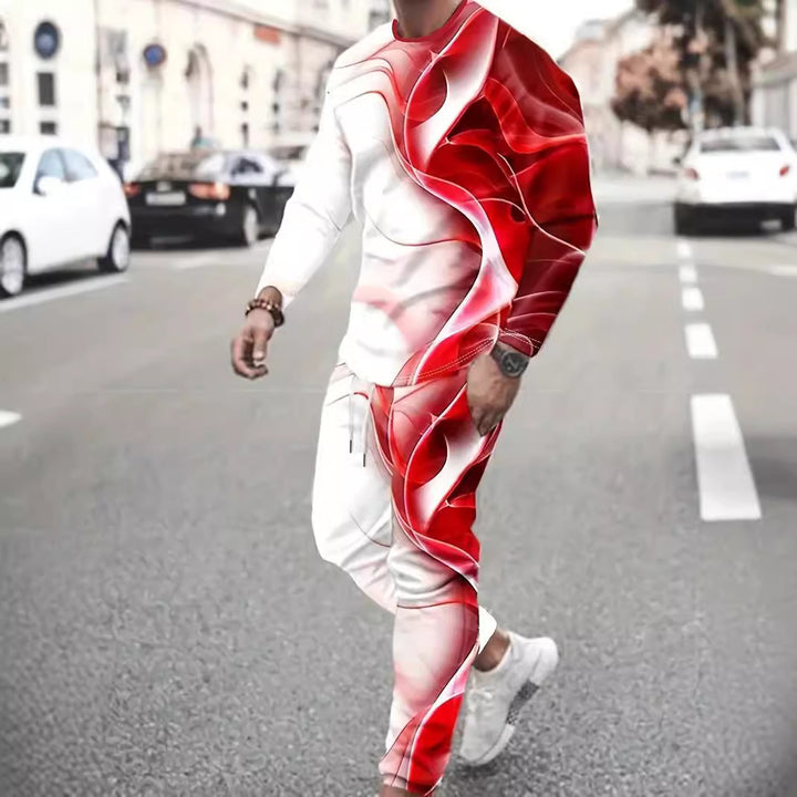 Herren sportliches Ganzkörpertraining-Set mit kreativem Design Aliams