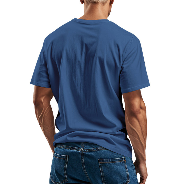 Herren Baumwolle T-Shirt mit modernem Schnitt Aliams