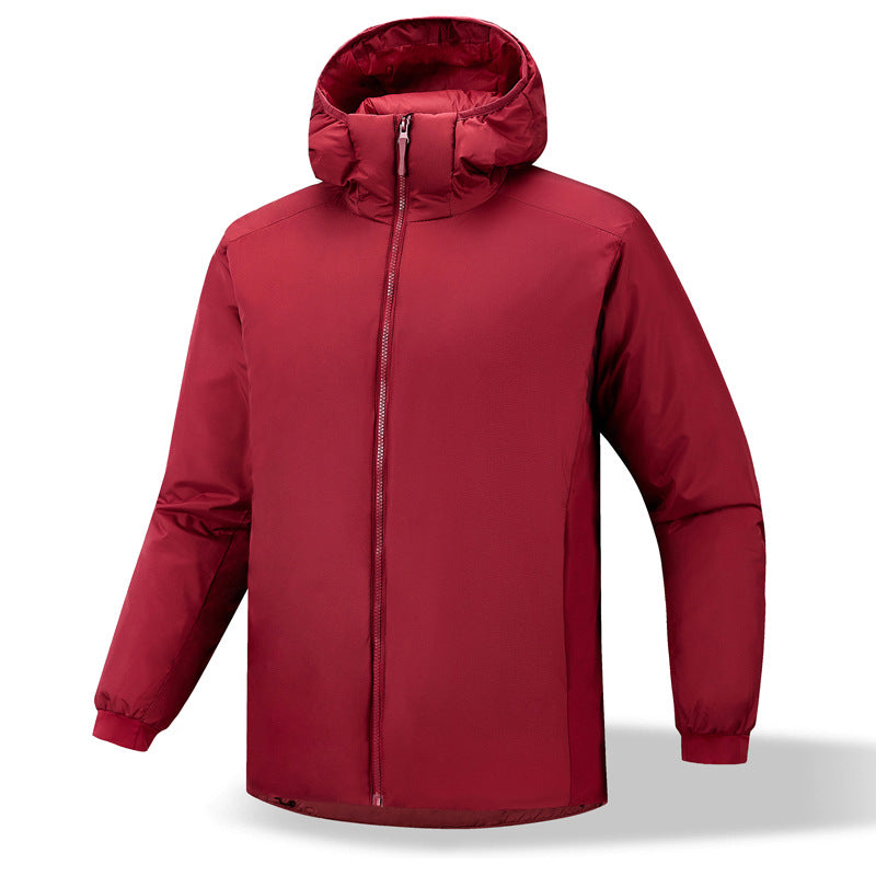 Herren isolierte Funktionsjacke mit ergonomischem Schnitt und vielseitiger Kapuze Aliams