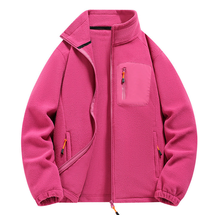 Herren Fleecejacke mit praktischen Reißverschlusstaschen Aliams