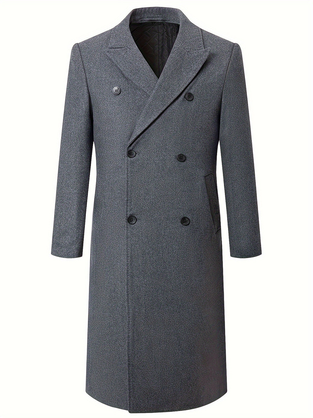 Herren eleganter Doppeltknopf-Trenchcoat Aliams