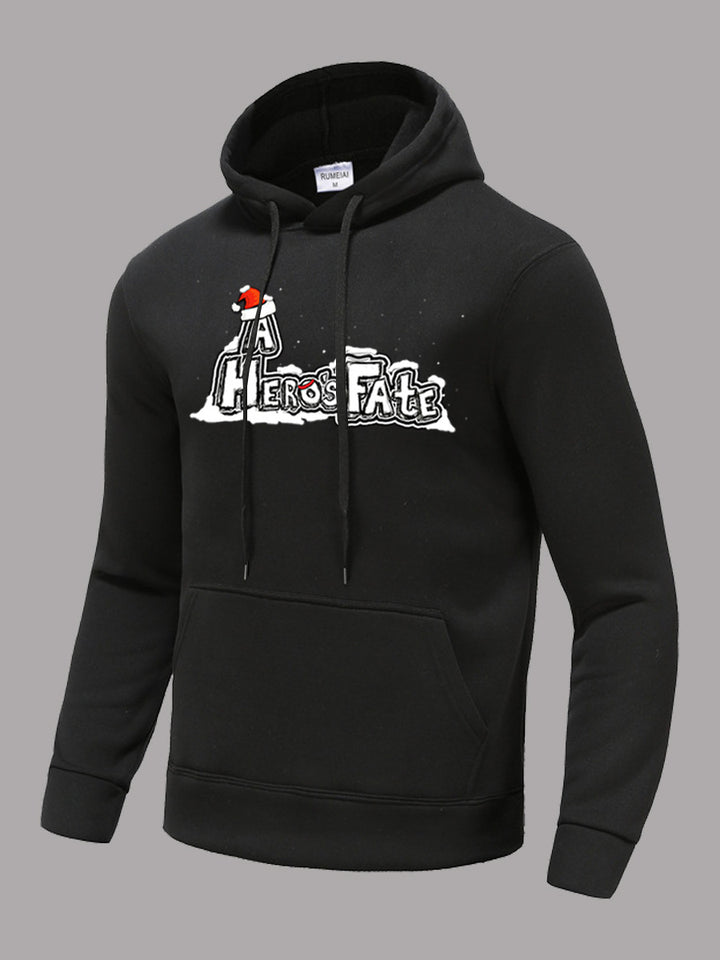 Herren Hoodie mit kreativem Aufdruck und lässigem Schnitt Aliams