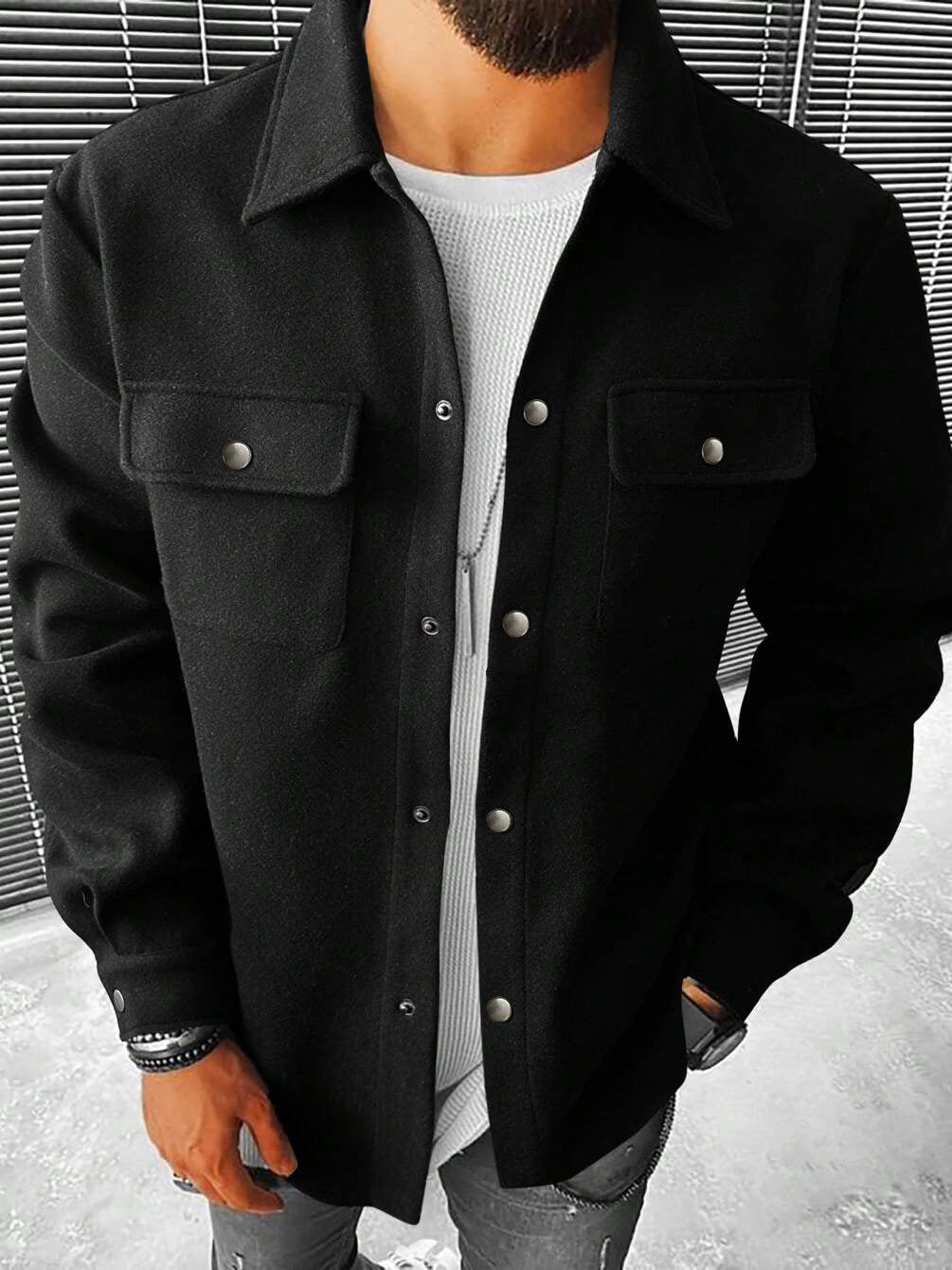 Herren Stilvolle Outerwear-Jacke mit einem modernen Look Aliams