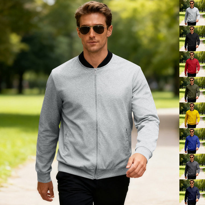 Herren Sportliche Bomberjacke Aliams