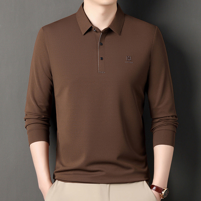 Herren sportliches Langarm Poloshirt mit innovativer Passform und feuchtigkeitsregulierendem Material Aliams