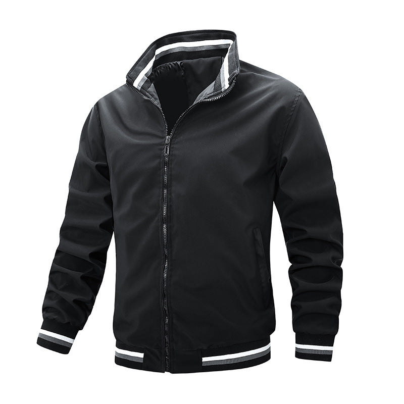 Herren elegante Bomberjacke mit stark isolierendem Innenfutter Aliams