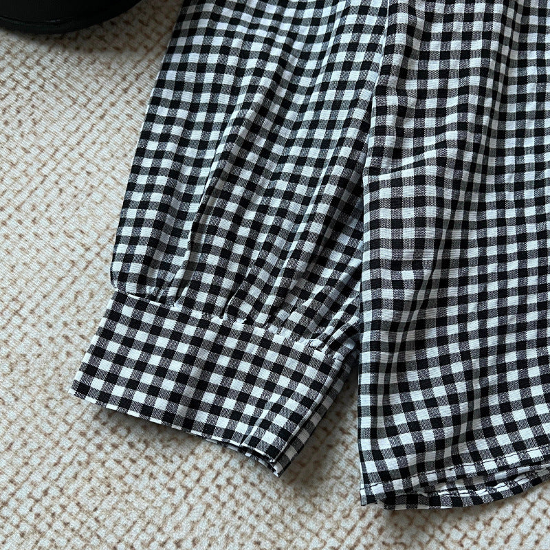 Damen Bluse mit großem Kragen und Rüschendetails Aliams