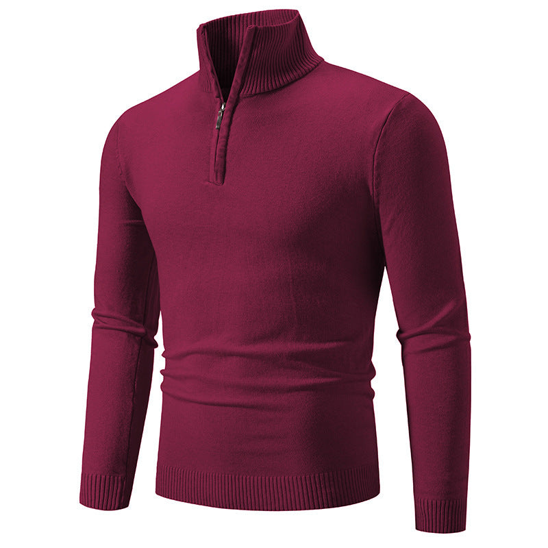 Herren Stehkragen Pullover Aliams