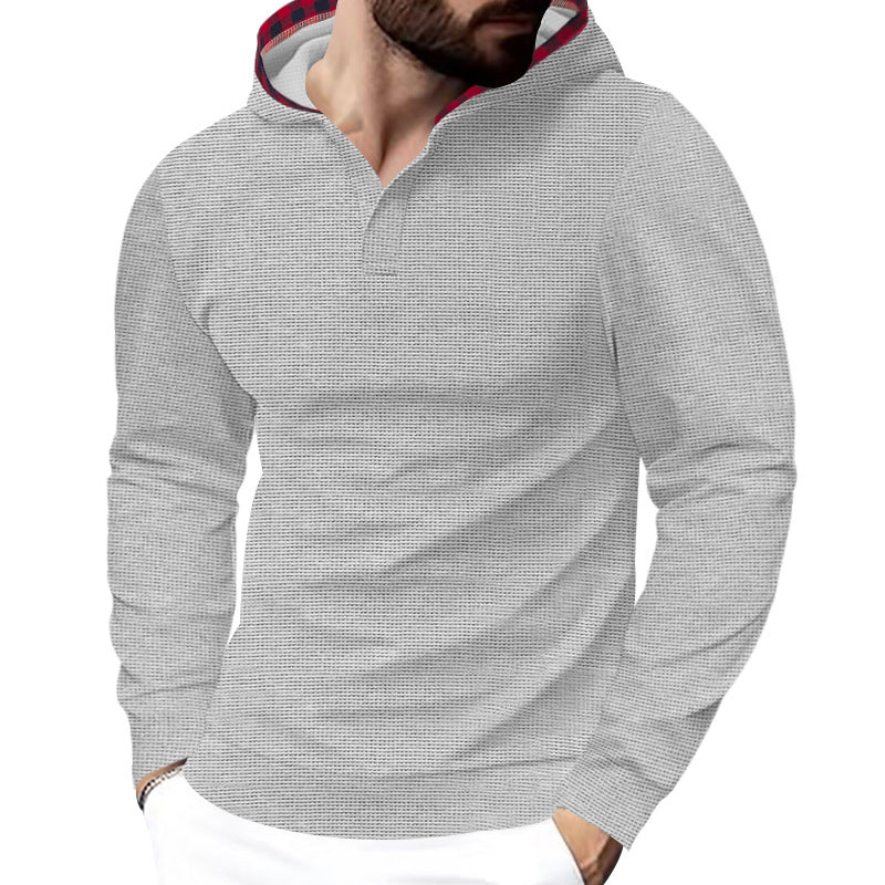 Herren Kapuzensweater mit strukturiertem Design und komfortablem Schnitt Aliams