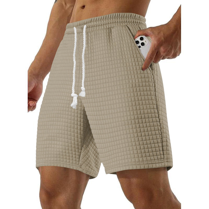 Herren Sportliche Freizeit-Shorts aus atmungsaktivem Material mit praktischen Seitentaschen Aliams