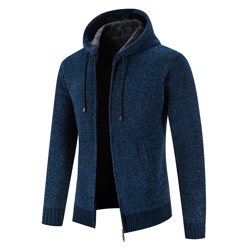 Herren Kapuzenjacke mit weichem Innenfutter und innovativem Design Aliams