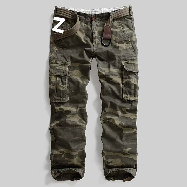 Herren Cargohose mit multifunktionalen Taschen und modernem Camouflagemuster Aliams