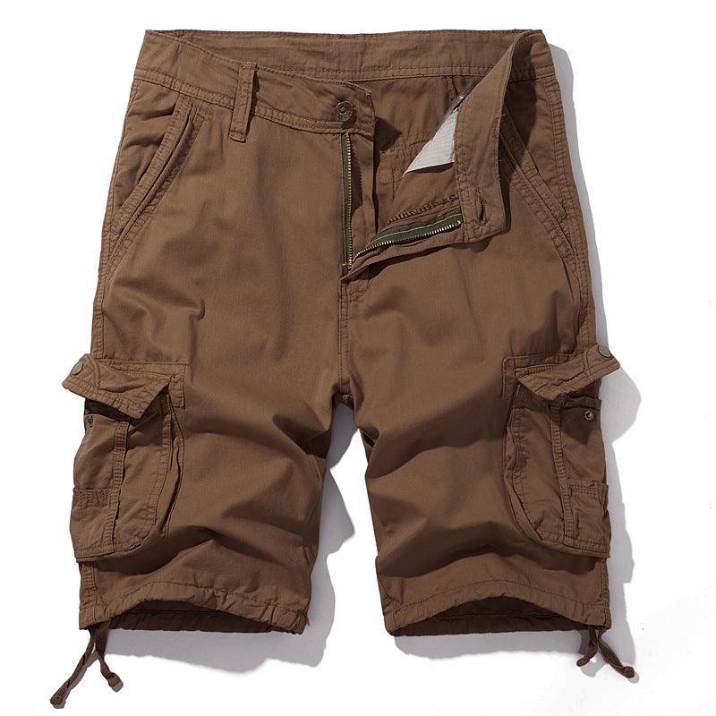 Herren Cargo-Shorts mit praktischen Taschen und verstellbarem Kordelzug Aliams