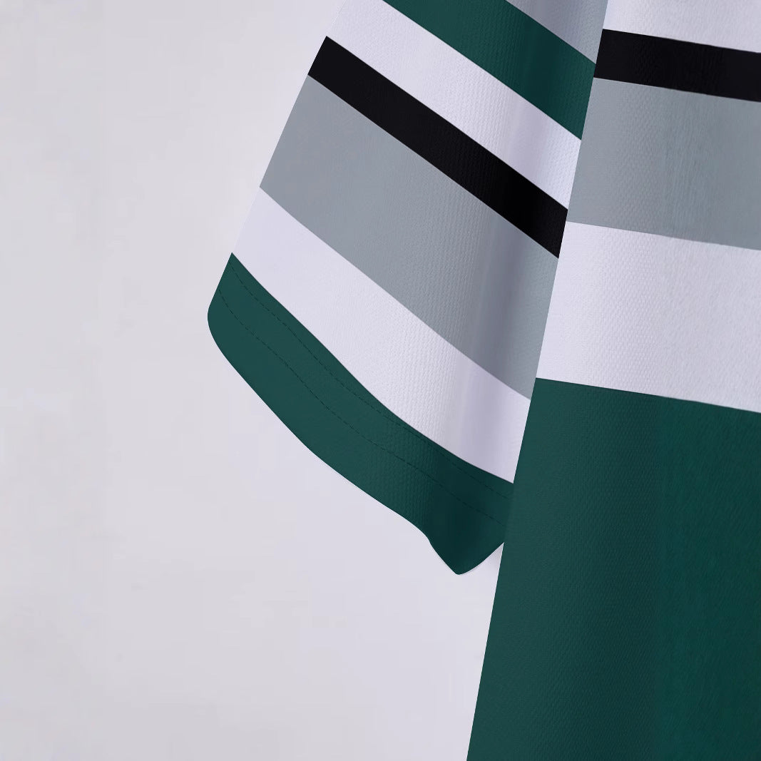 Herren Poloshirt mit modernem Streifenmix Aliams