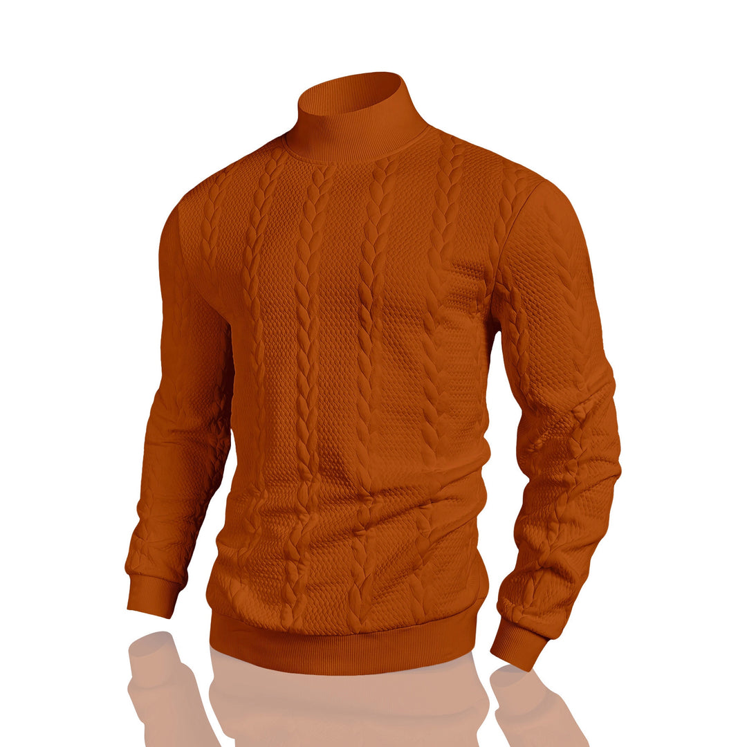 Herren Strickpullover mit hohem Kragen Aliams