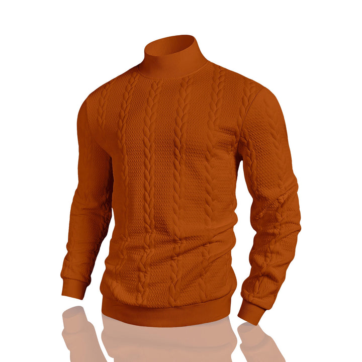 Herren Strickpullover mit hohem Kragen Aliams