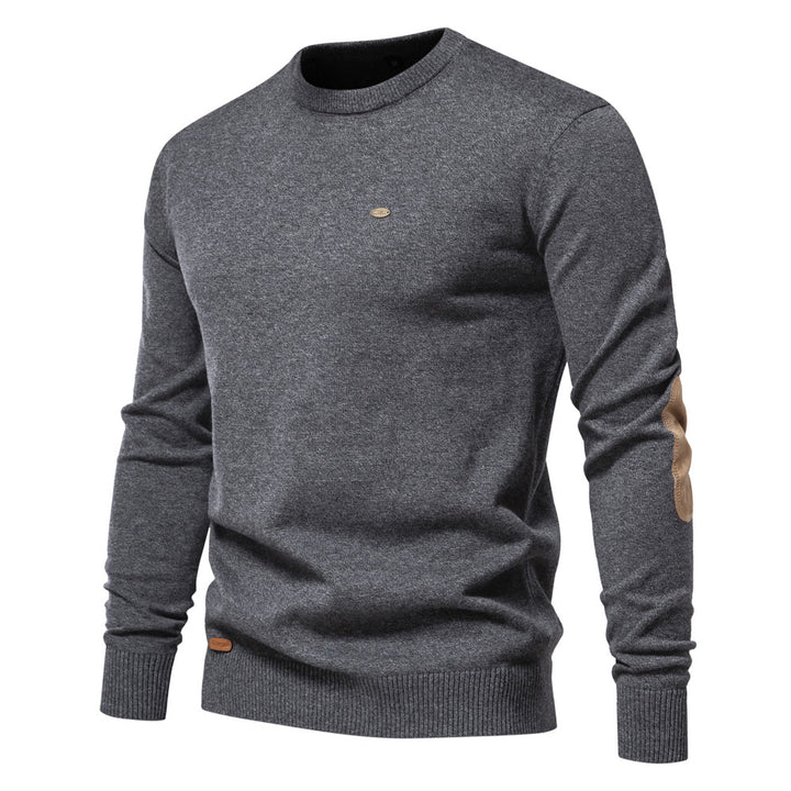 Herren Rundhals Pullover aus weichem Strickstoff Aliams