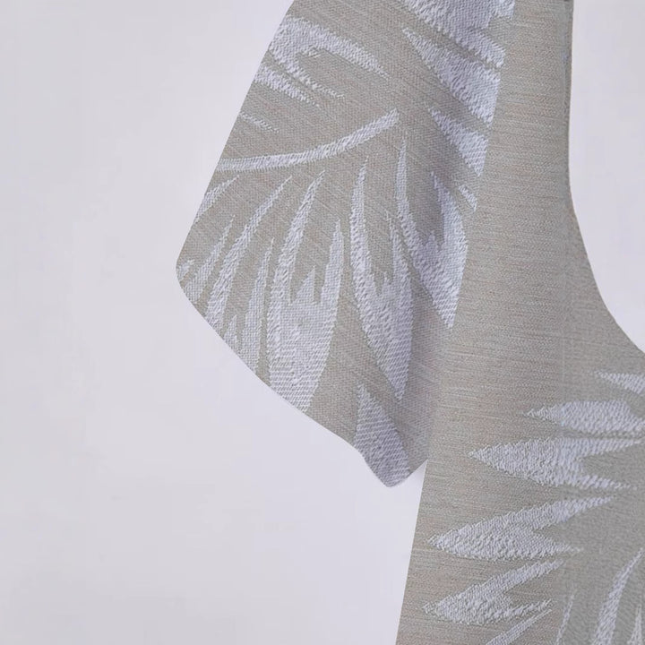 Herren Poloshirt mit tropischem Blattmuster und atmungsaktivem Stoff Aliams