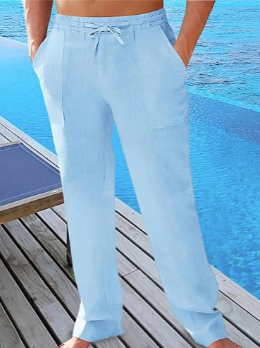 Herren Bequeme Freizeithose mit elastischem Bund und praktischen Taschen Aliams