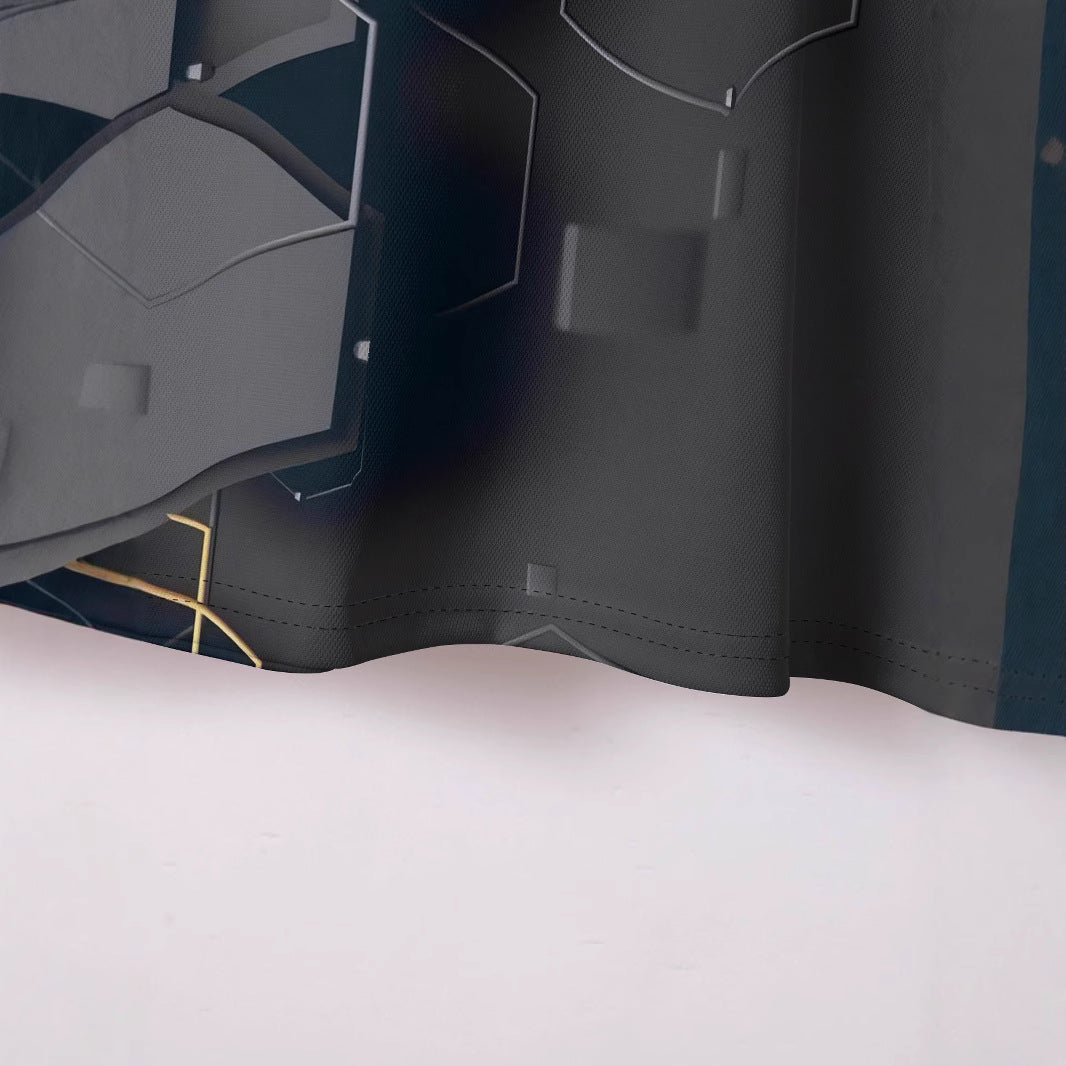 Herren Poloshirt mit modernen geometrischen Akzenten Aliams