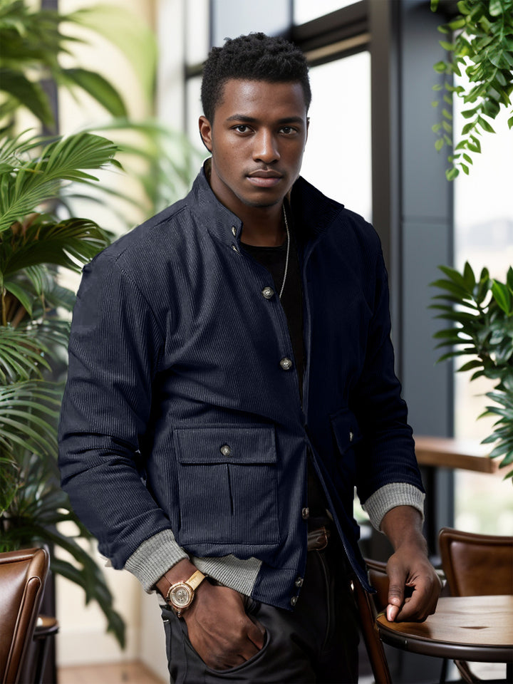 Herren sportliche Steppjacke Aliams