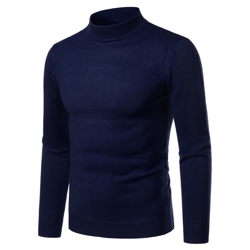 Herren warme Rollkragenpullover aus feinem Strickmaterial Aliams