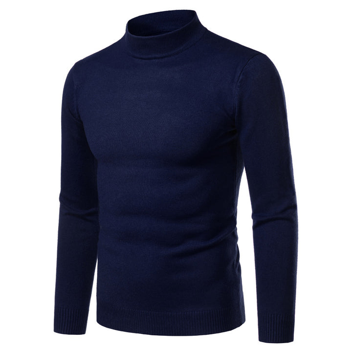 Herren warme Rollkragenpullover aus feinem Strickmaterial Aliams