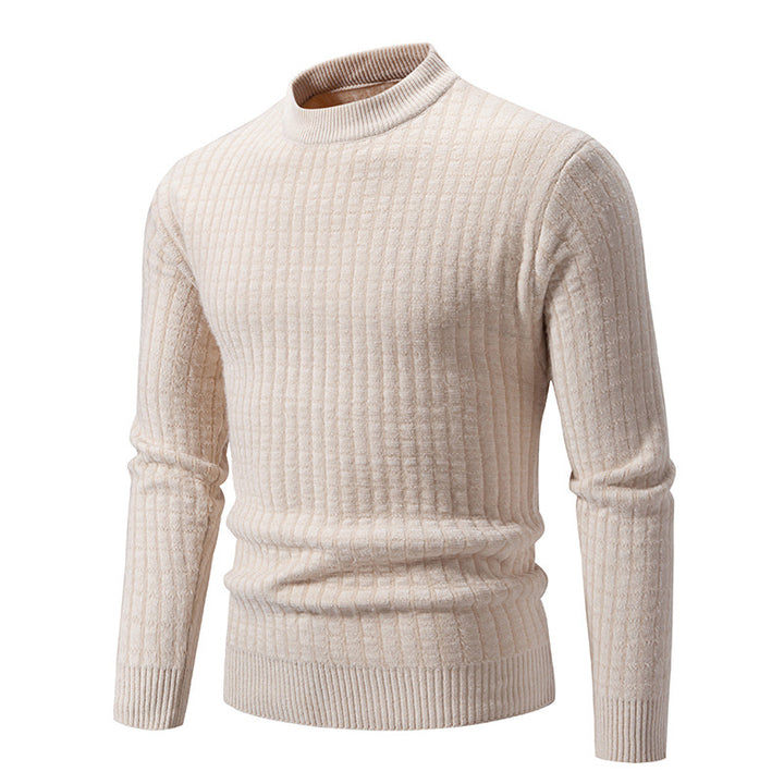 Herren Feinstrickpullover mit strukturiertem Design Aliams