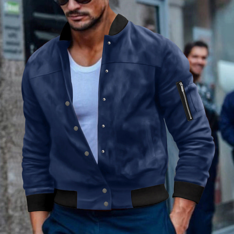 Herren Bomberjacke mit praktischen Reißverschlusstaschen Aliams