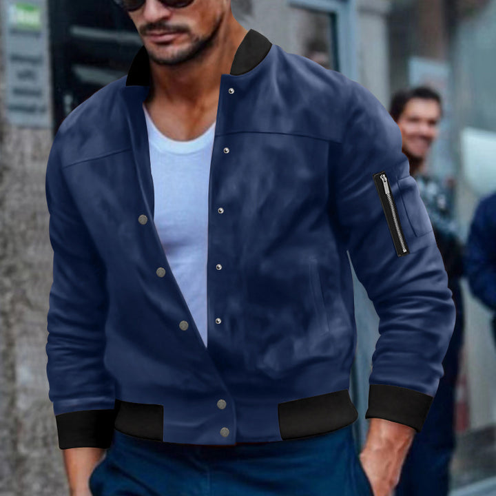 Herren Bomberjacke mit praktischen Reißverschlusstaschen Aliams