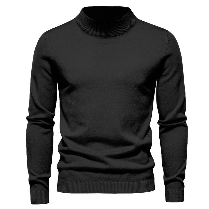 Herren eleganter Rollkragenpullover aus feiner Wolle Aliams