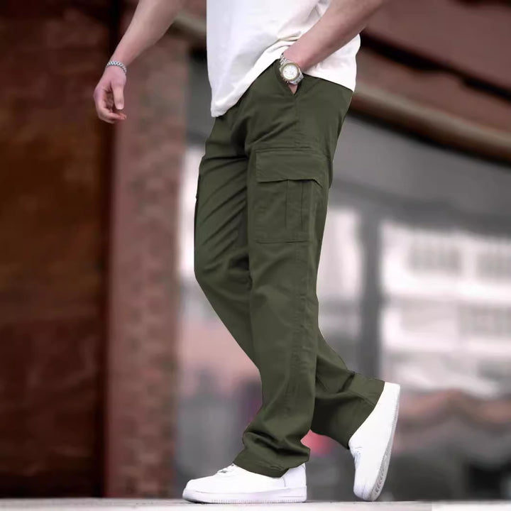 Herren Cargo-Hosen mit multifunktionalen Taschen und atmungsaktivem Stoff Aliams