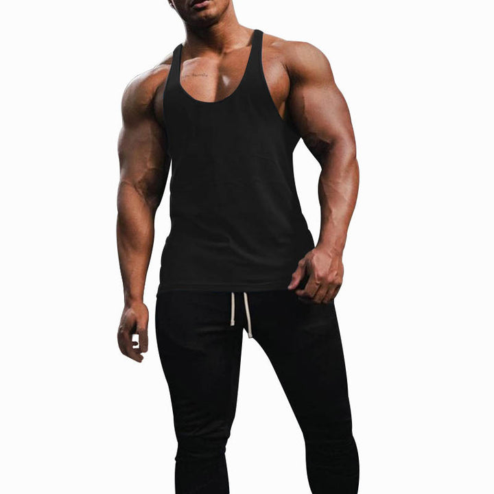 Herren Sporttanktop mit racerback Design und atmungsaktiver Baumwolle Aliams