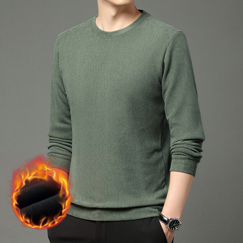 Herren komfortabler und stilvoller Rundhalspullover aus wärmendem Material Aliams