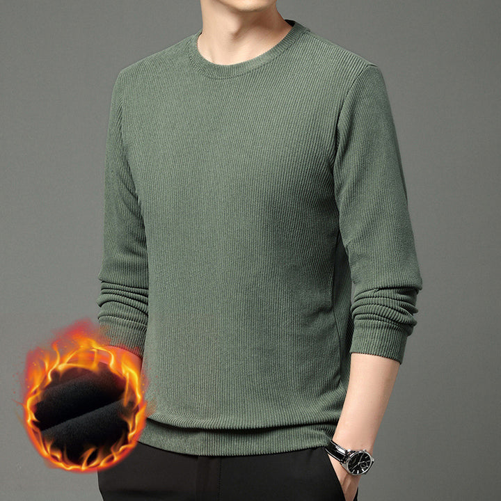 Herren komfortabler und stilvoller Rundhalspullover aus wärmendem Material Aliams