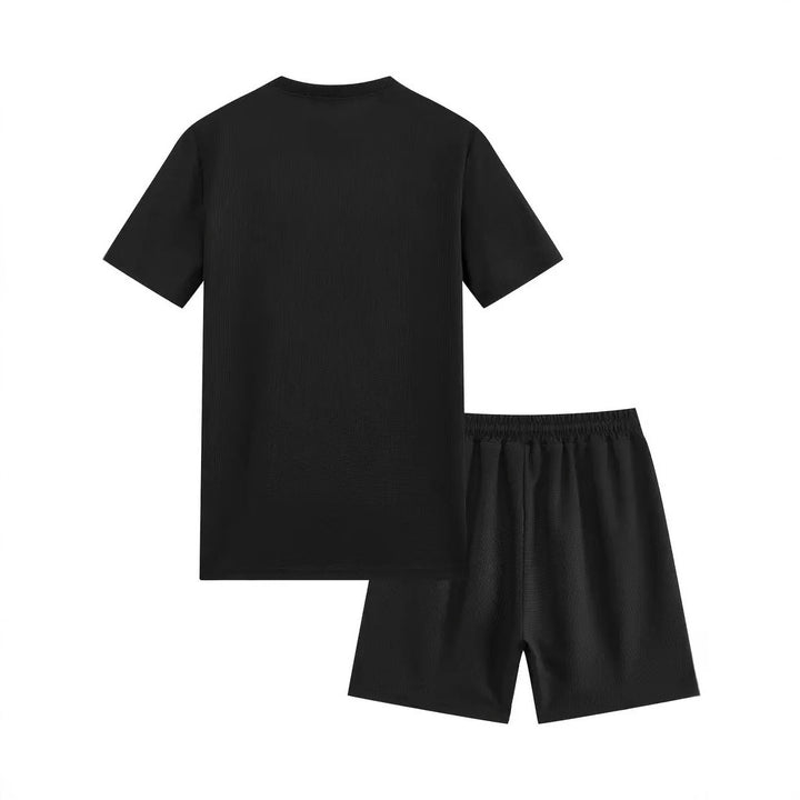 Herren komfortables Freizeit-Set mit hochwertigem T-Shirt und Shorts Aliams