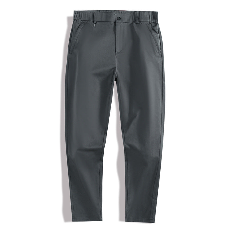 Herren bequeme Chinos mit elastischem Bund und praktischen Taschen Aliams