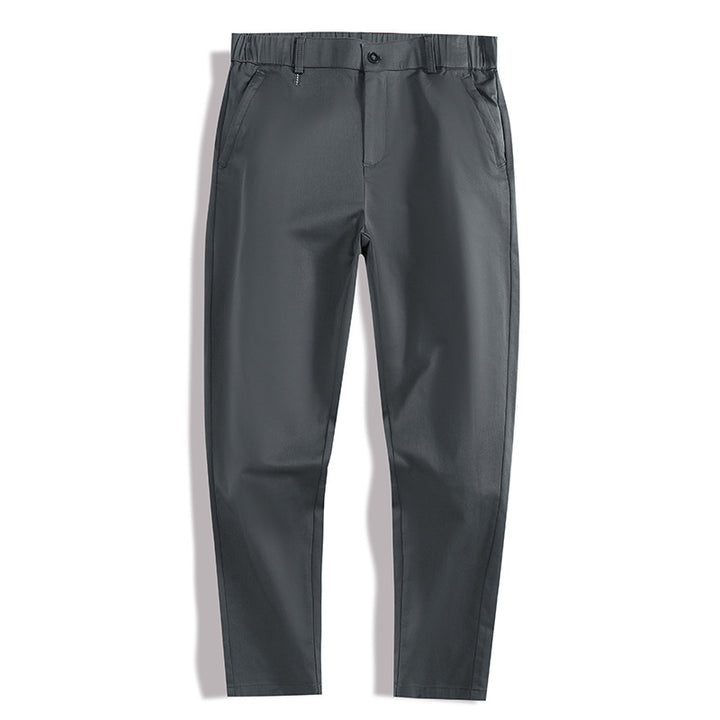 Herren bequeme Chinos mit elastischem Bund und praktischen Taschen Aliams