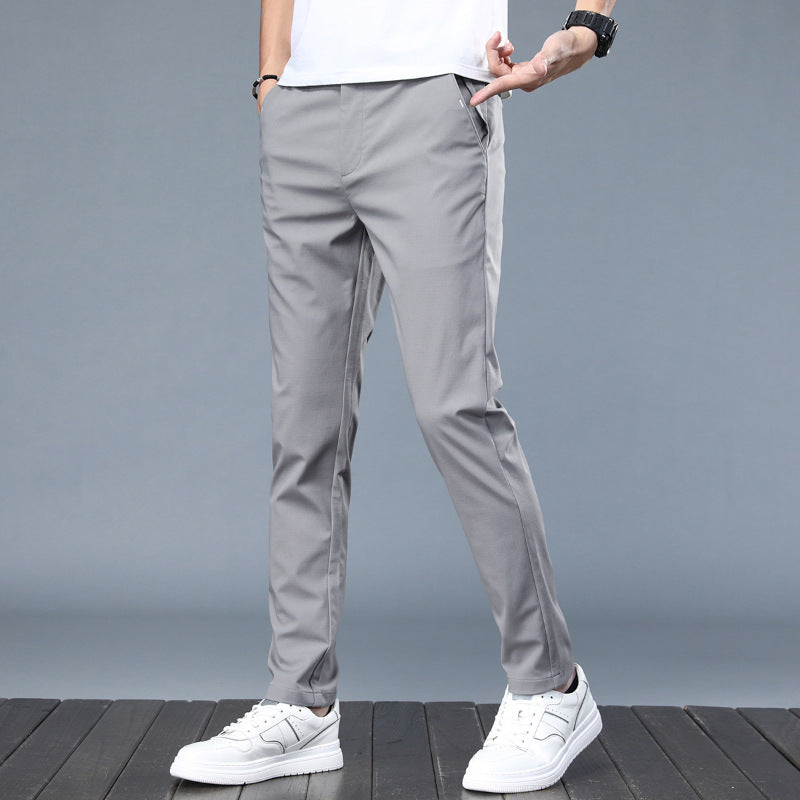 Herren bequeme Chino-Hosen mit leichtem Stretch-Material Aliams