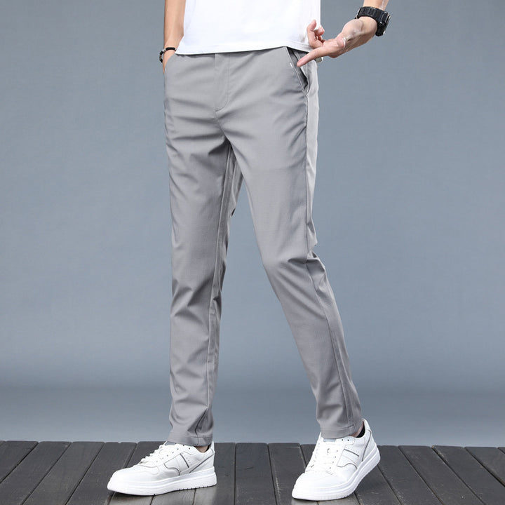 Herren bequeme Chino-Hosen mit leichtem Stretch-Material Aliams